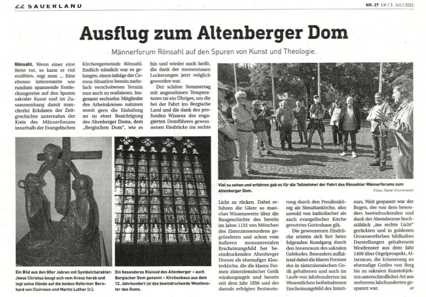 Altenberg (UK) Männerforum in Altenberg